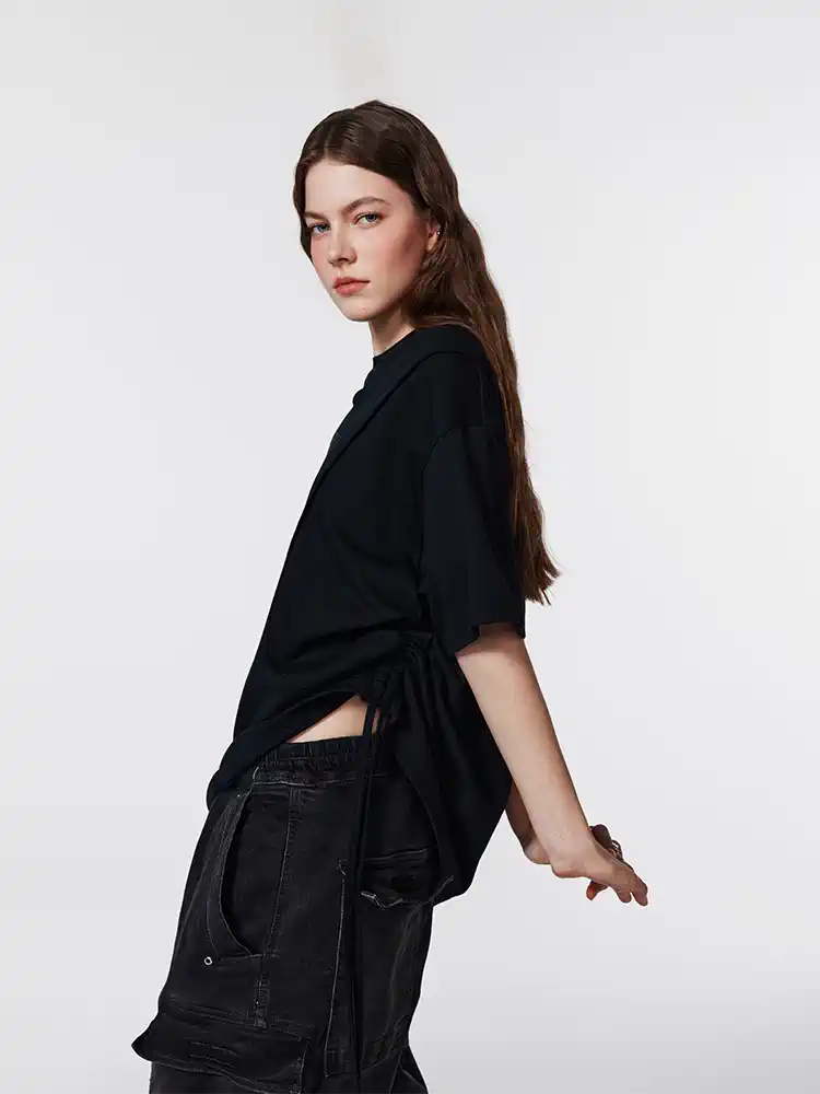 Achock Logo Embroidery Drawstring Tee | Face 3 Face