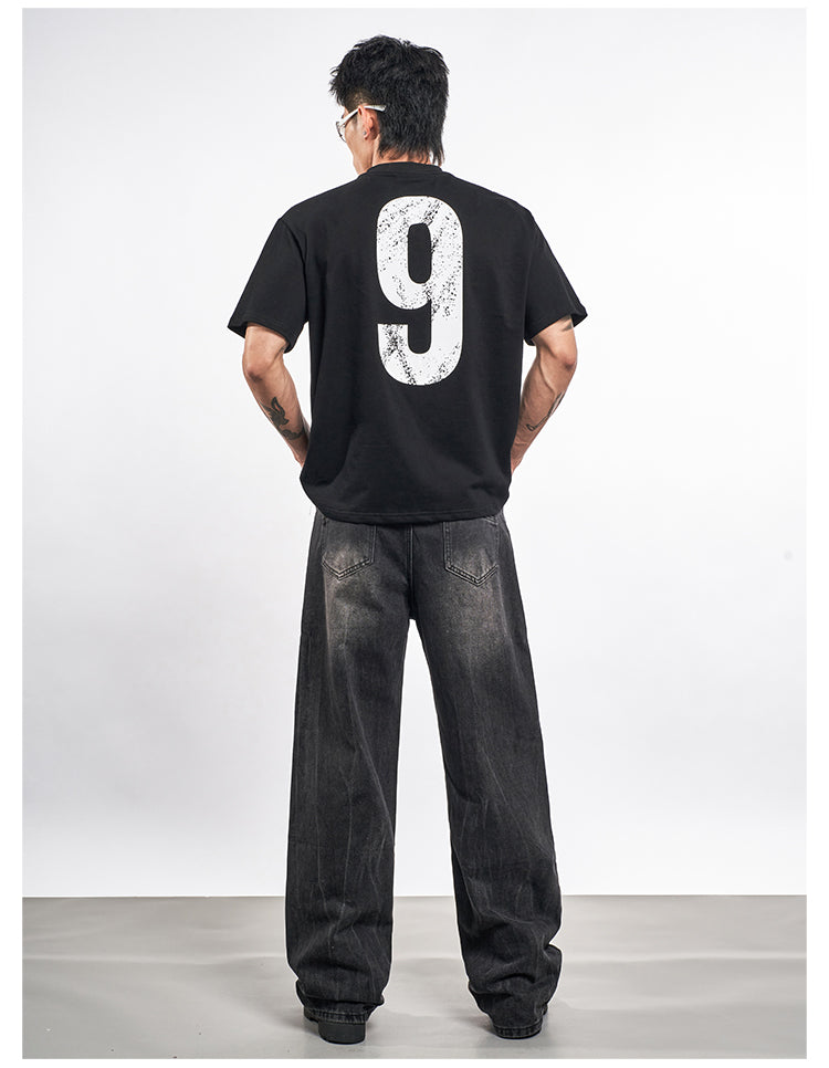 F3F Select Black Washed Patch Pocket Jeans | Face 3 Face