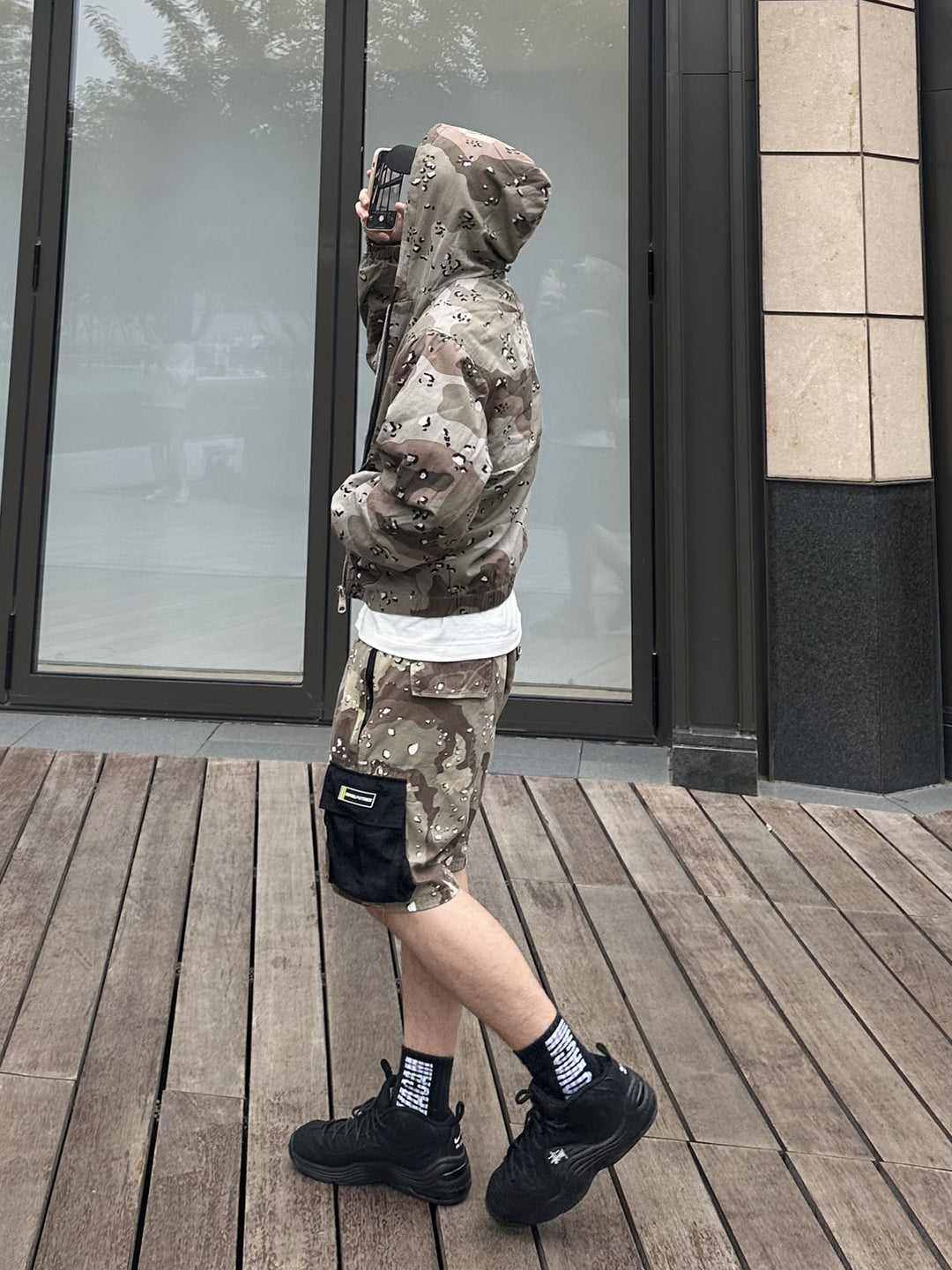 NOVACAM Camouflage Military Hooded Work Jacket | Face 3 Face