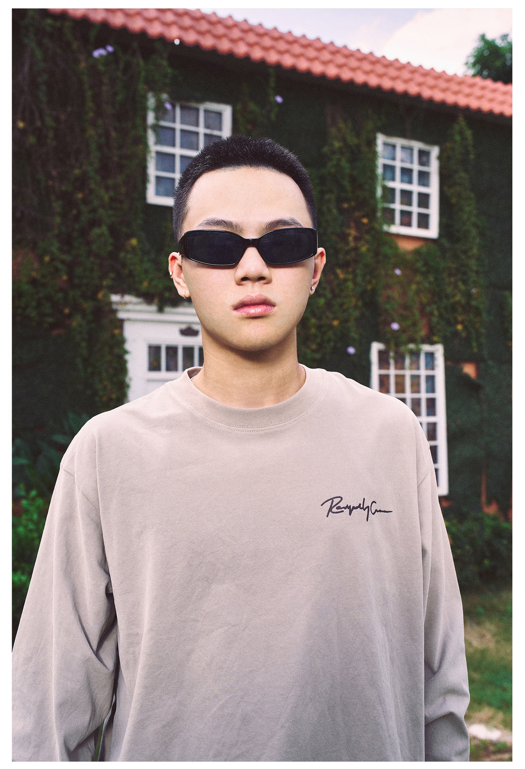 Remedy 3D Wax Seal and Cracked Logo Print Long Sleeve Tee | Face 3 Face