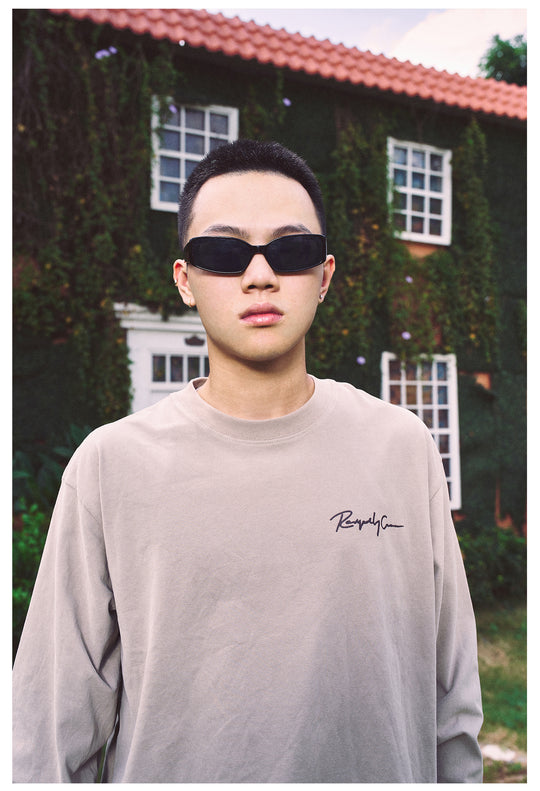 Remedy 3D Wax Seal and Cracked Logo Print Long Sleeve Tee | Face 3 Face