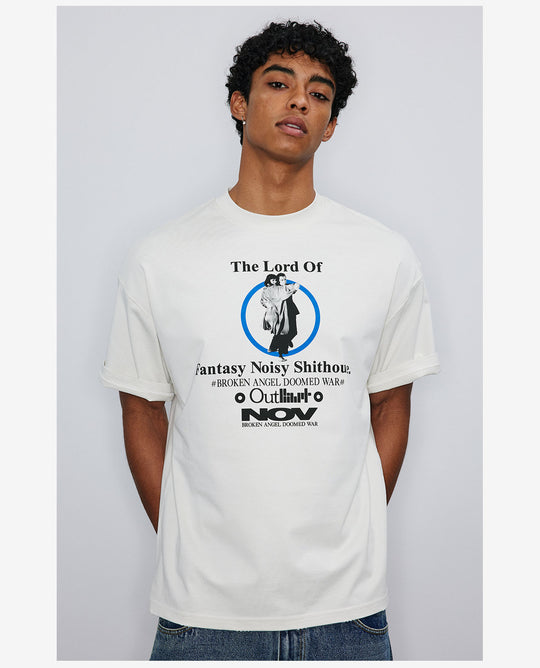 NOVACAM Fantasy Print Vintage Washed Tee | Face 3 Face