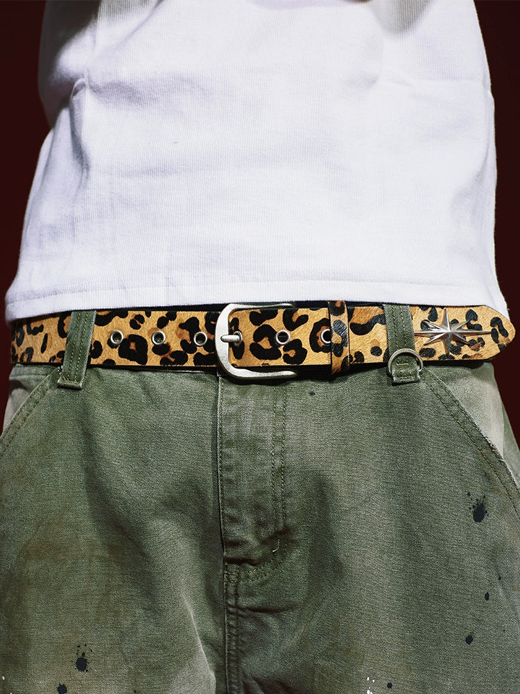 Remedy Star Studded Cowhide Leather Belt | Face 3 Face
