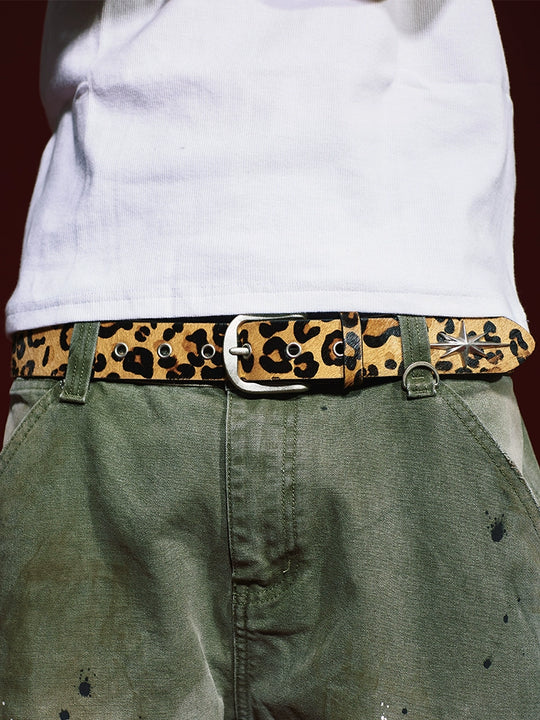 Remedy Star Studded Cowhide Leather Belt | Face 3 Face