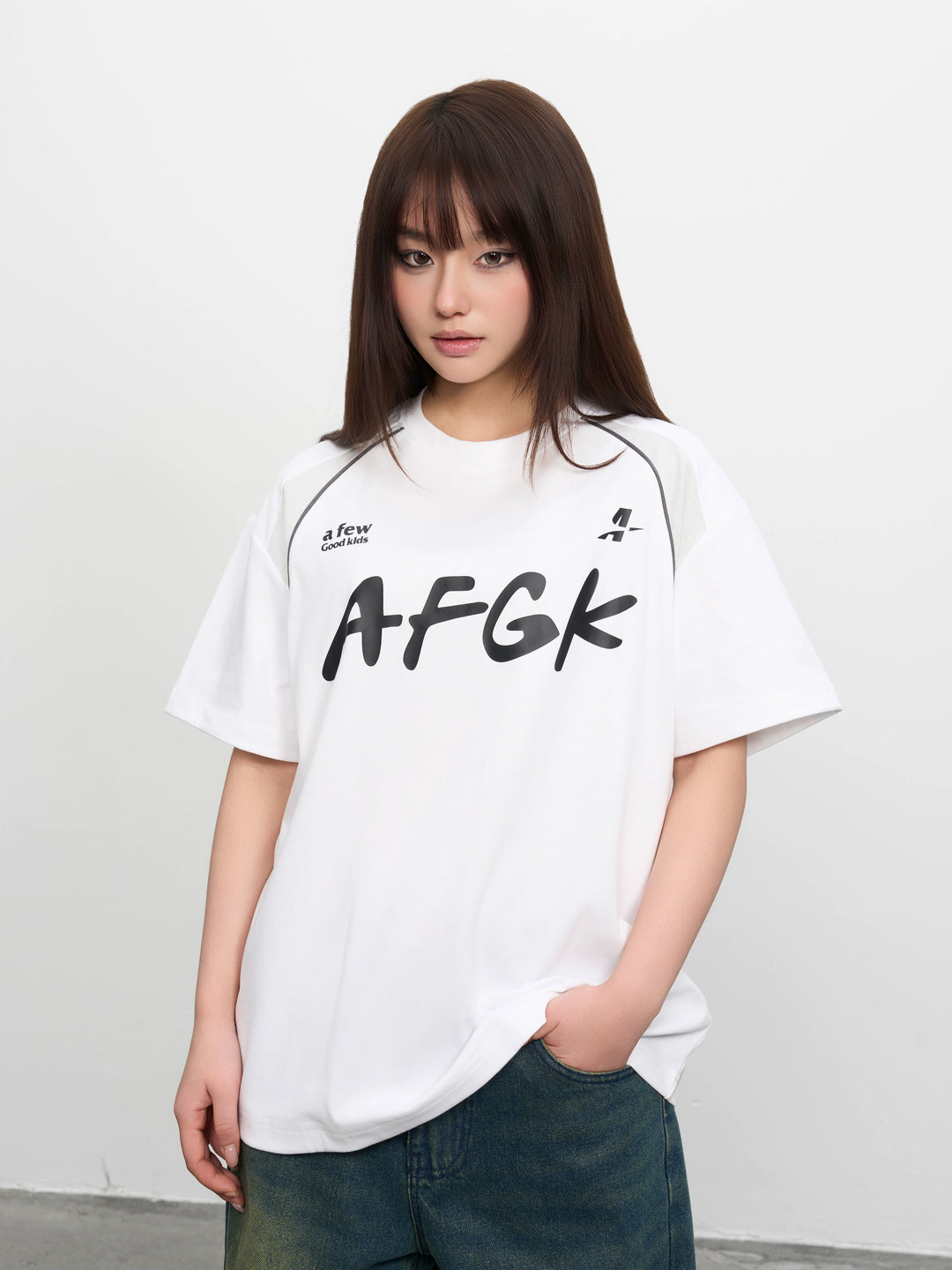 AFGK Mesh Patchwork Jersey Tee | Face 3 Face
