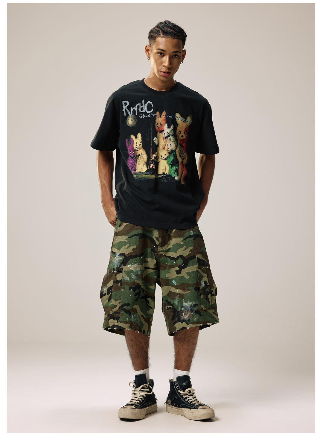 Remedy Rabbit Party Print Tee | Face 3 Face