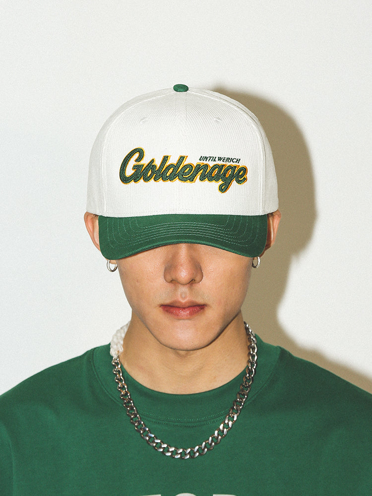 UNTILWERICH 3D Embroidered Corduroy Baseball Cap | Face 3 Face