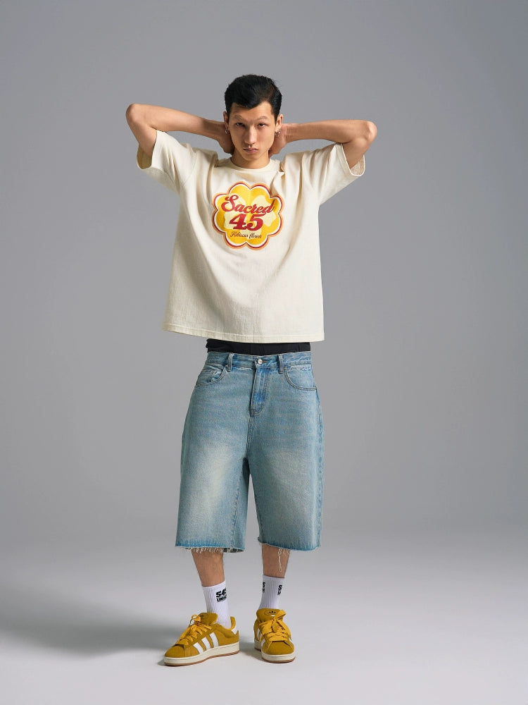 S45 Inspired Logo Print Tee | Face 3 Face