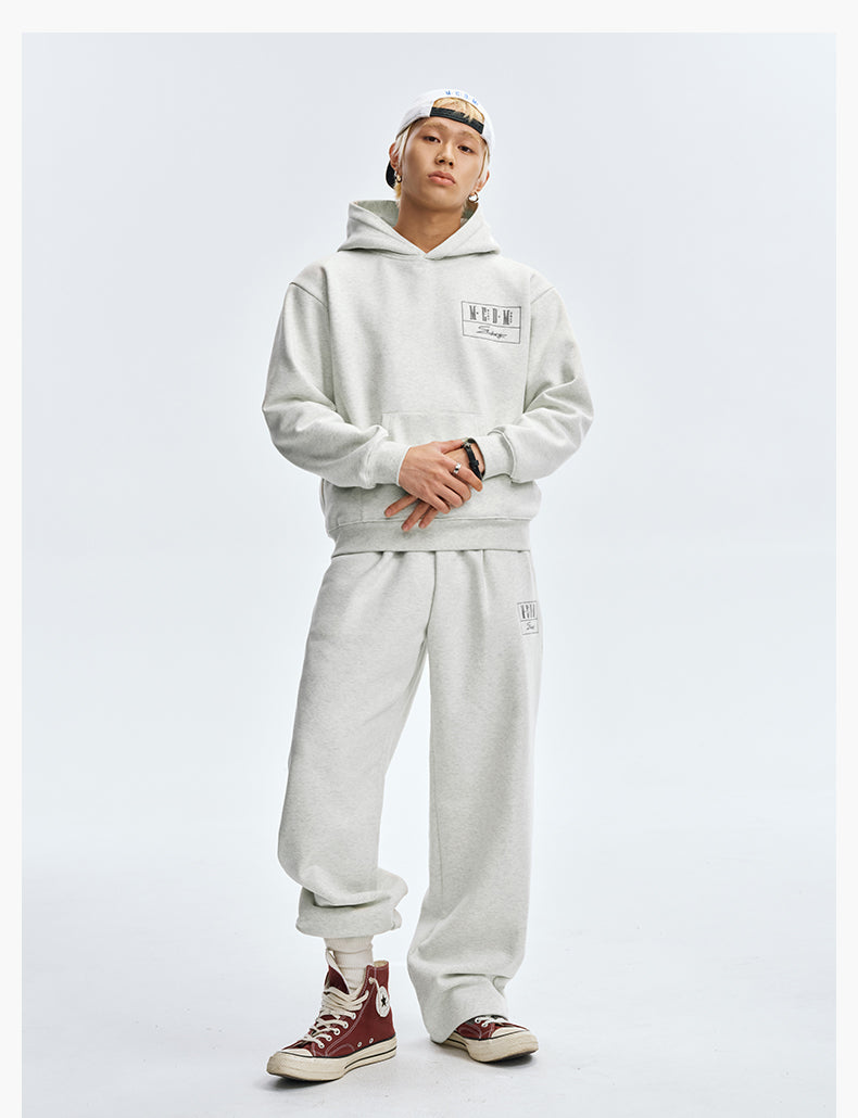MEDM Embroidered Lettered Logo Hoodie & Sweatpants | Face 3 Face