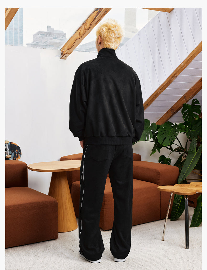 MEDM Suede Track Pants | Face 3 Face