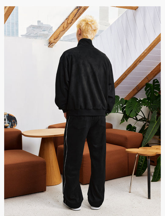 MEDM Suede Track Pants | Face 3 Face
