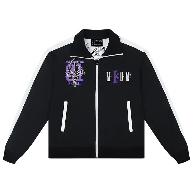 MEDM x EVA Line Art Body Contrast Color Track Jacket | Face 3 Face