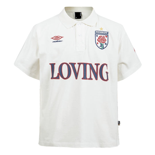 Remedy LOVING Foam Print Polo Shirt | Face 3 Face