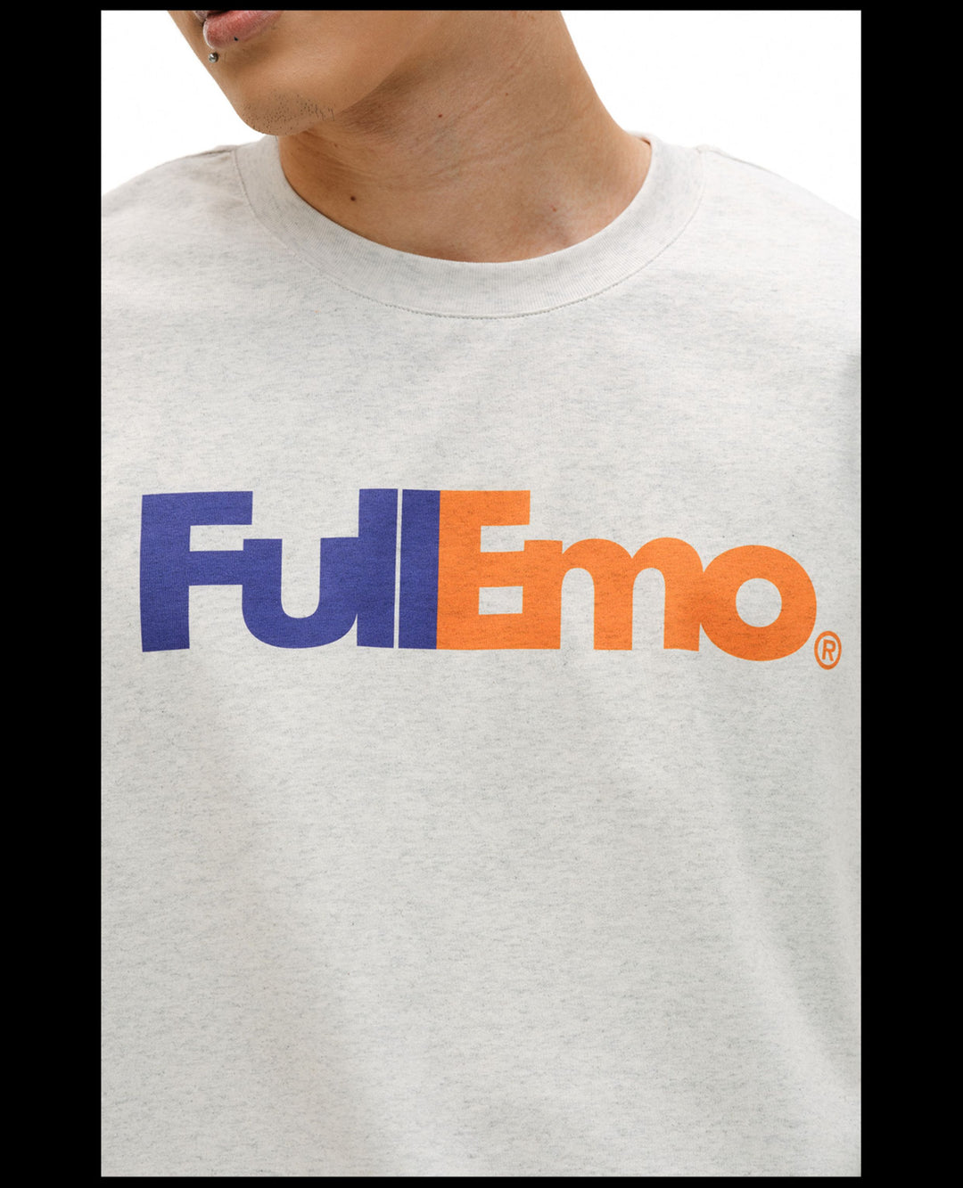 NOVACAM Vintage Playful Logo Long Sleeve Tee | Face 3 Face