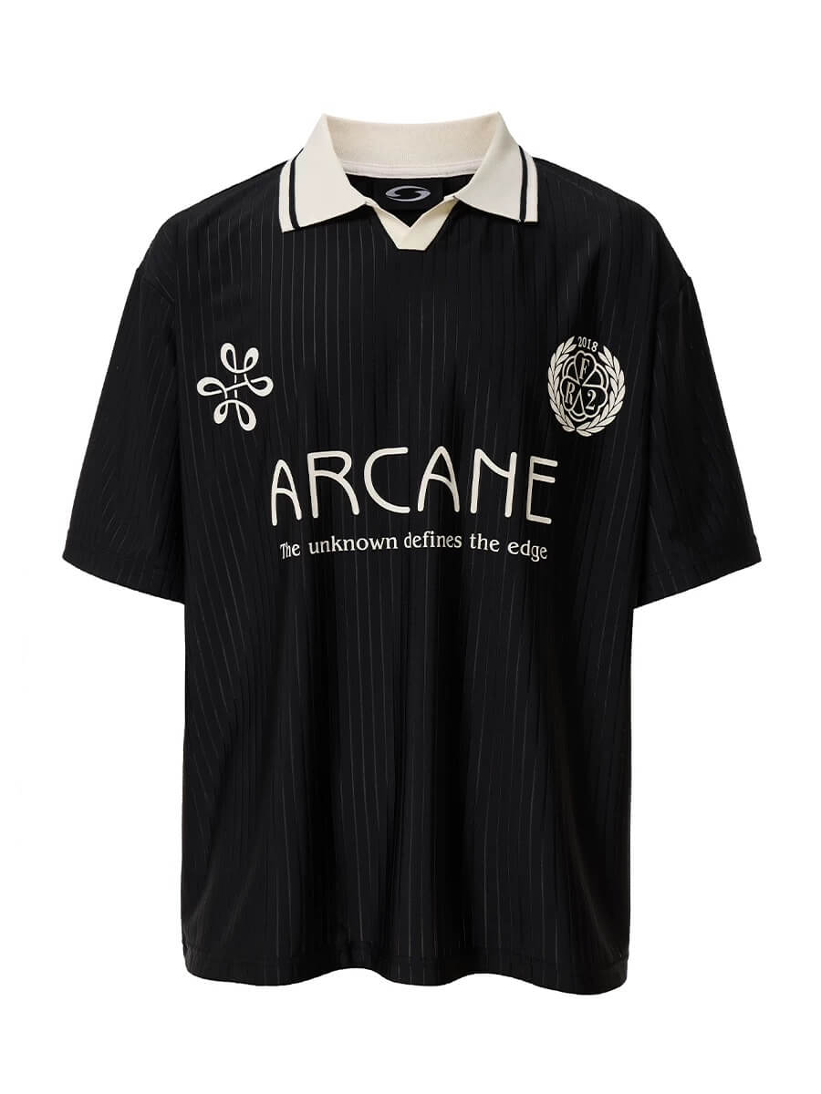 F2CE Stripe Color Block Polo Soccer Jersey | Face 3 Face