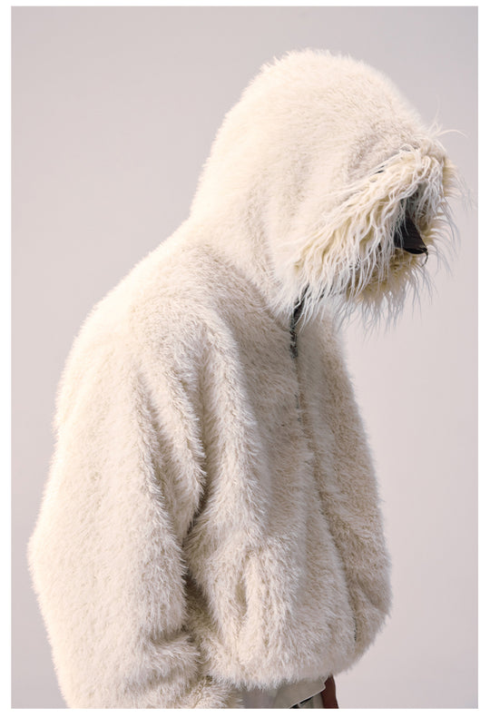 Remedy Faux Fur Mohawk Hooded Jacket | Face 3 Face
