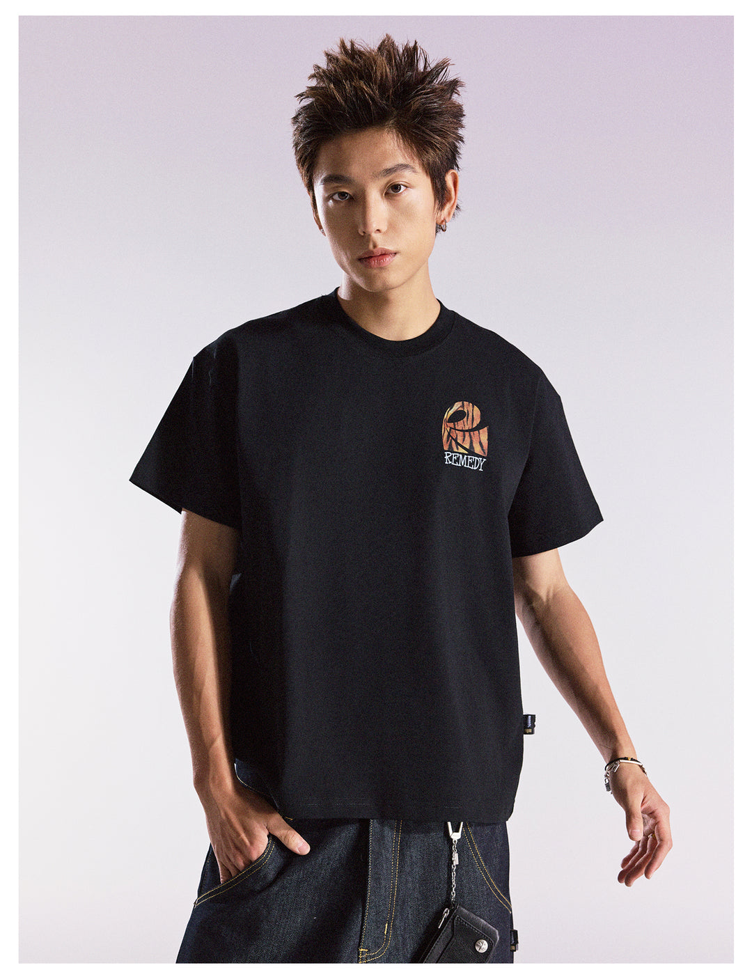 Remedy Animal Logo Print Tee | Face 3 Face