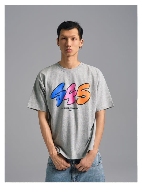 S45 Letter Graffiti Logo Tee | Face 3 Face