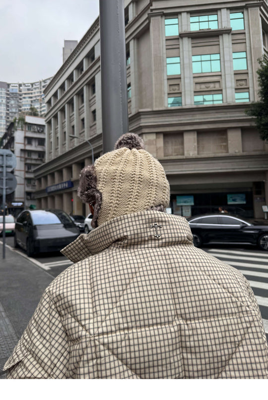 STEEPC Plaid Diamond Quilted Padded Jacket | Face 3 Face