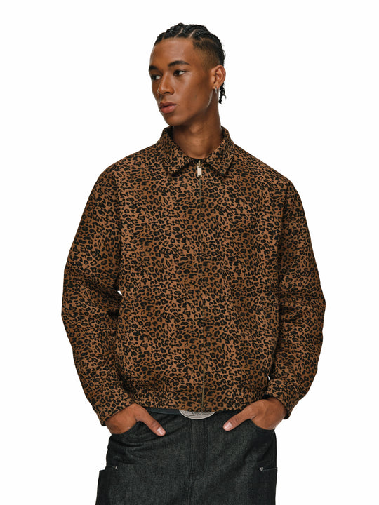ANTIDOTE Leopard Reversible Detroit Jacket | Face 3 Face