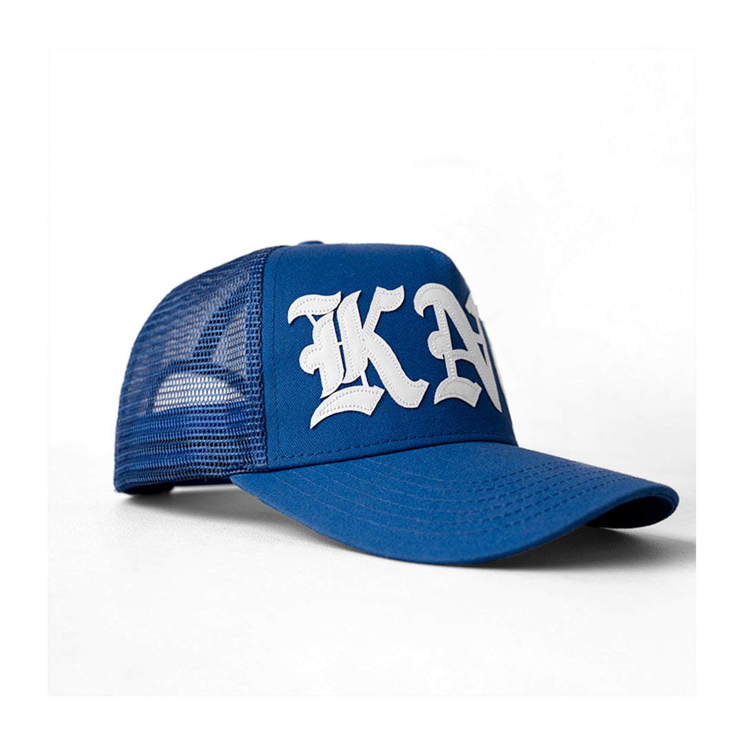 KARMANISTIC Embroidered Letters Trucker Hat | Face 3 Face