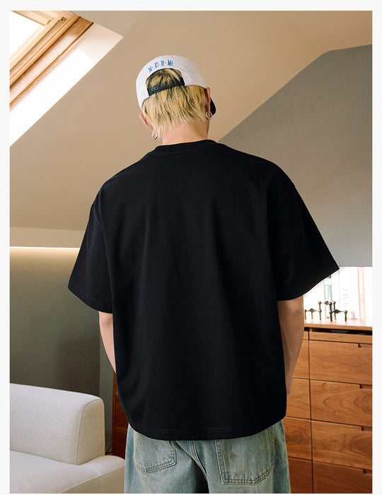 MEDM Flower Terry Logo Embroidery Tee | Face 3 Face