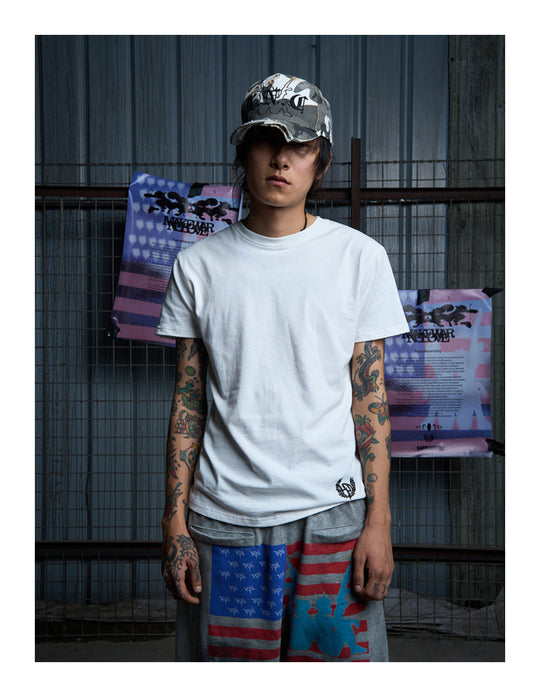 KARMANISTIC Karma Print Slim Tee | Face 3 Face