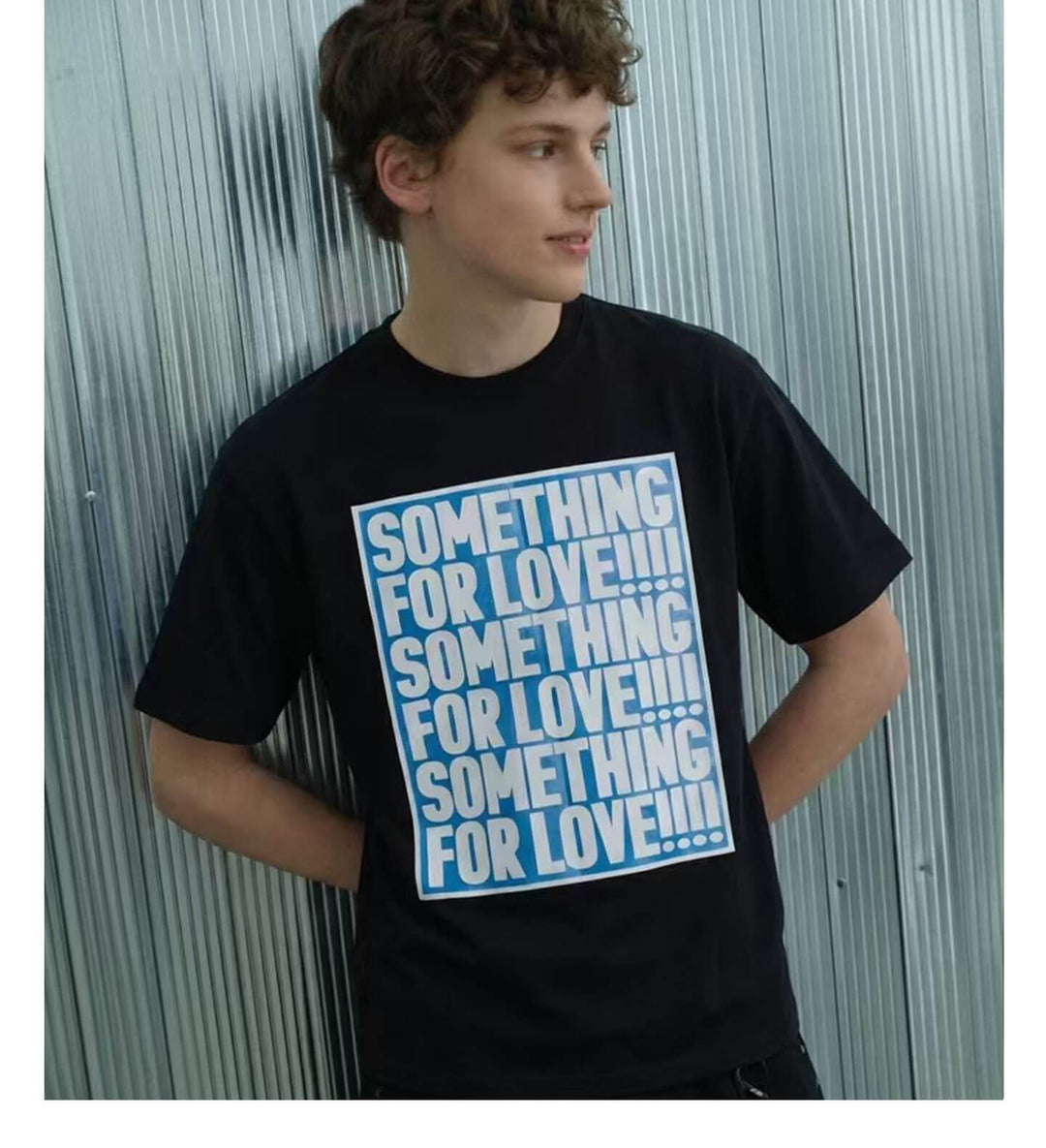 S45 Slogan Poster Print Short Sleeve Tee