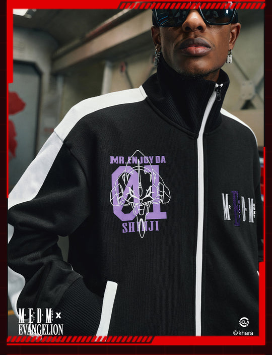 MEDM x EVA Line Art Body Contrast Color Track Jacket | Face 3 Face