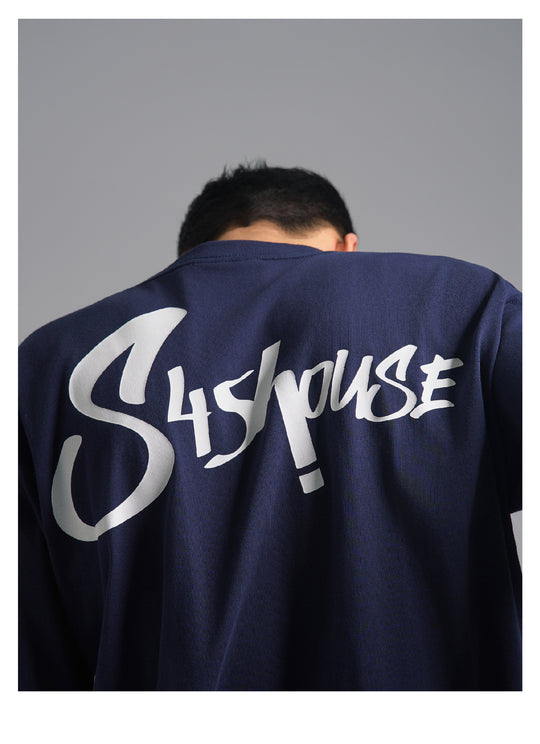 S45 Graffiti Font Logo Print Tee | Face 3 Face