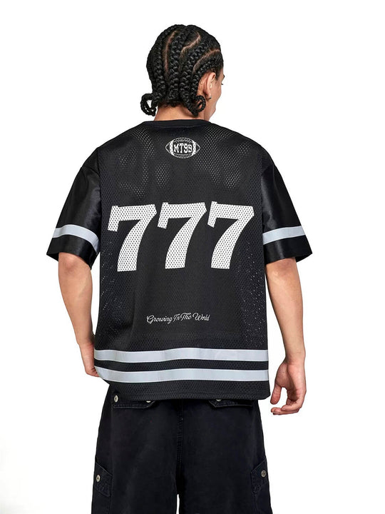 F3F Select 777 Numbering Reflective Stripe Mesh Short Sleeve Hockey Jersey | Face 3 Face