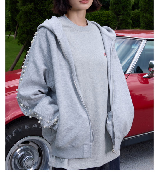 S45 Pearl Line Zip Up Hoodie | Face 3 Face