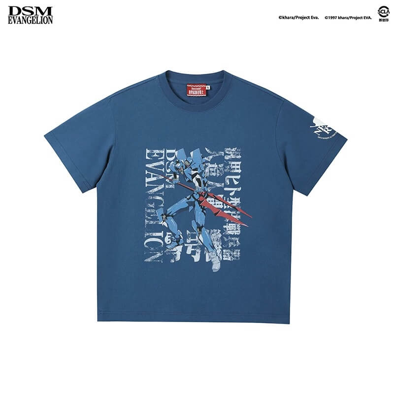 DSM x EVA Unit Graphic Print Washed Short Sleeve Tee