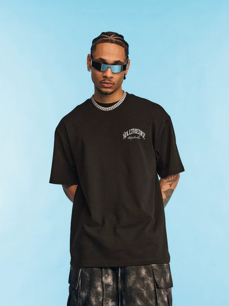 1807 ROLLTHEDICE Vintage Print Tee | Face 3 Face