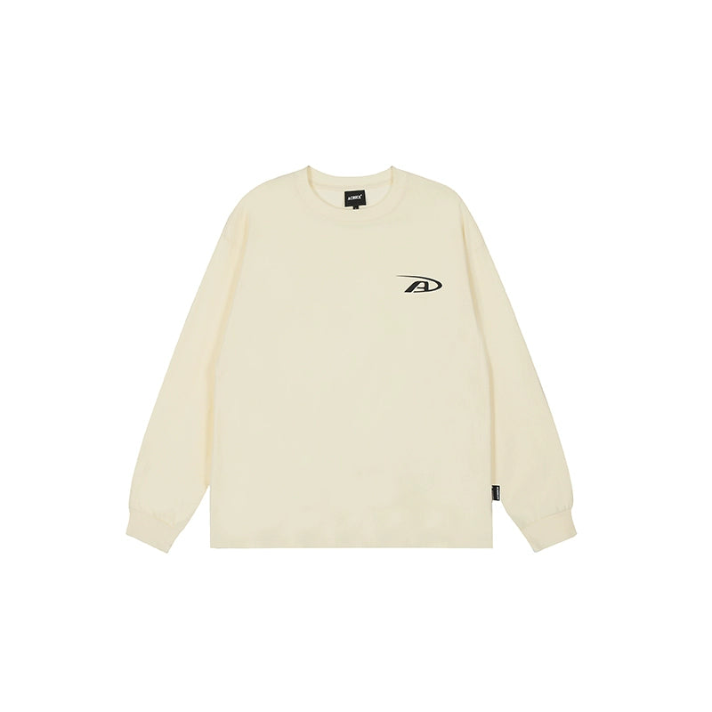 Achock Basic Logo Print Long Sleeve Tee | Face 3 Face