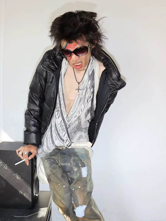 Night Lab Slim Fit Hooded Down Jacket | Face 3 Face