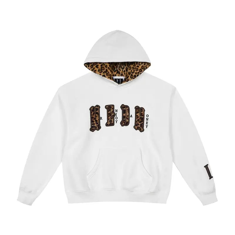 MEDM Leopard Faux Fur Layered Hoodie | Face 3 Face