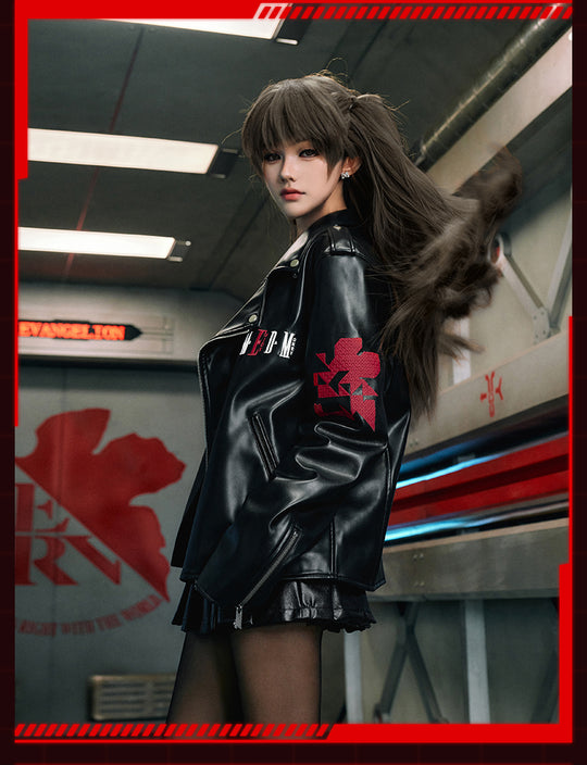 MEDM x EVA Unit-13 Leather Jacket | Face 3 Face