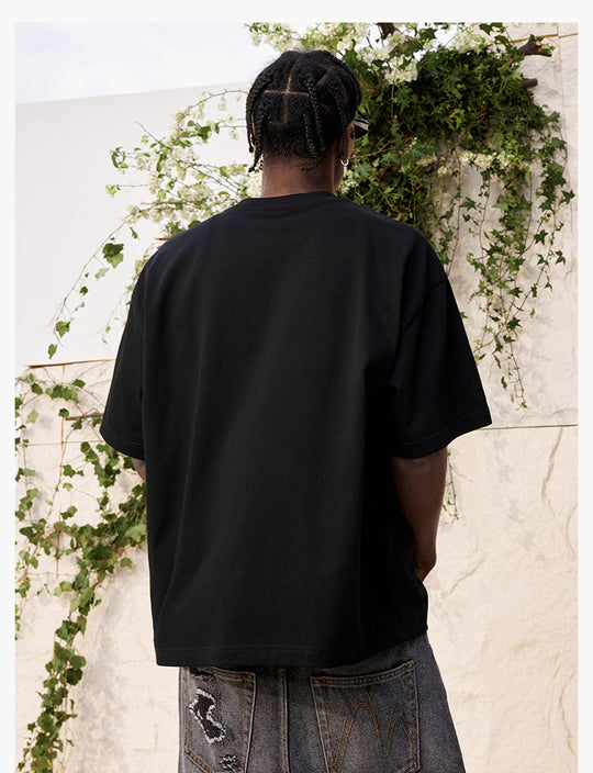 MEDM One Point 3D Fuzzy Embroidered Logo Tee | Face 3 Face