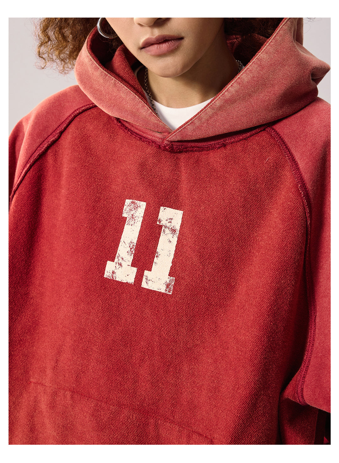 Remedy Washed Reversible Raglan Hoodie | Face 3 Face