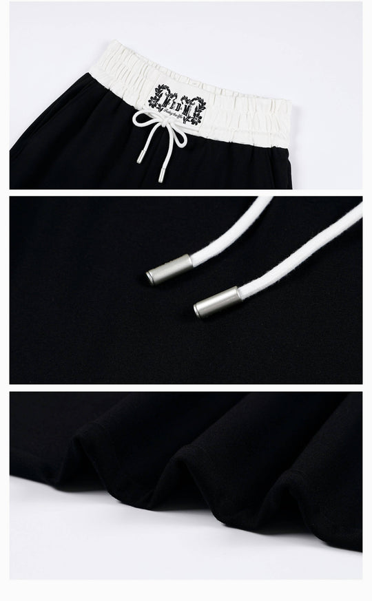 MEDM Color Block Waistband Sweatpants | Face 3 Face