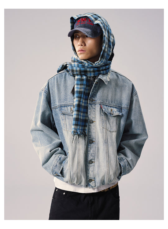 Remedy Washed Short Denim Jacket | Face 3 Face