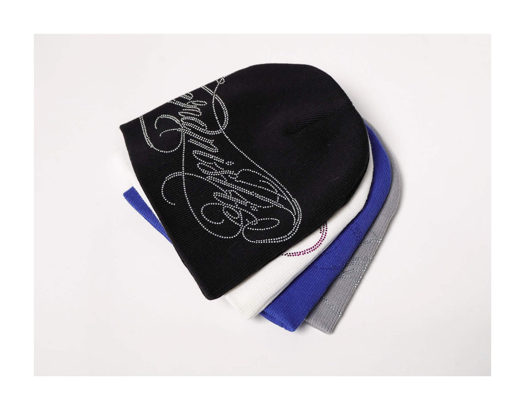KARMANISTIC Rhinestone Knit Beanie | Face 3 Face