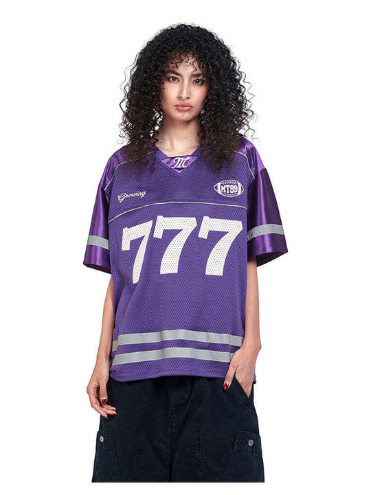 F3F Select 777 Numbering Reflective Stripe Mesh Short Sleeve Hockey Jersey | Face 3 Face