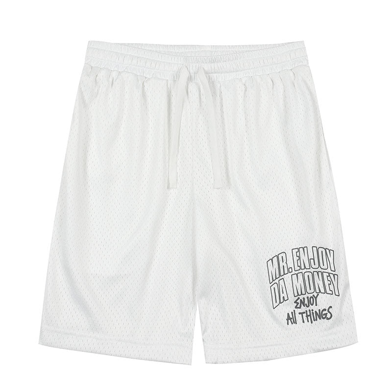 MEDM Logo Woven Mesh Shorts