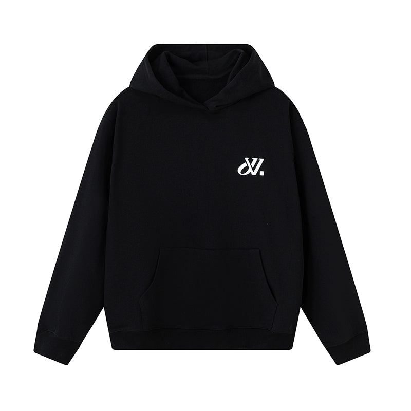 JUST VIBE Basic JV Logo Embroidered Hoodie | Face 3 Face