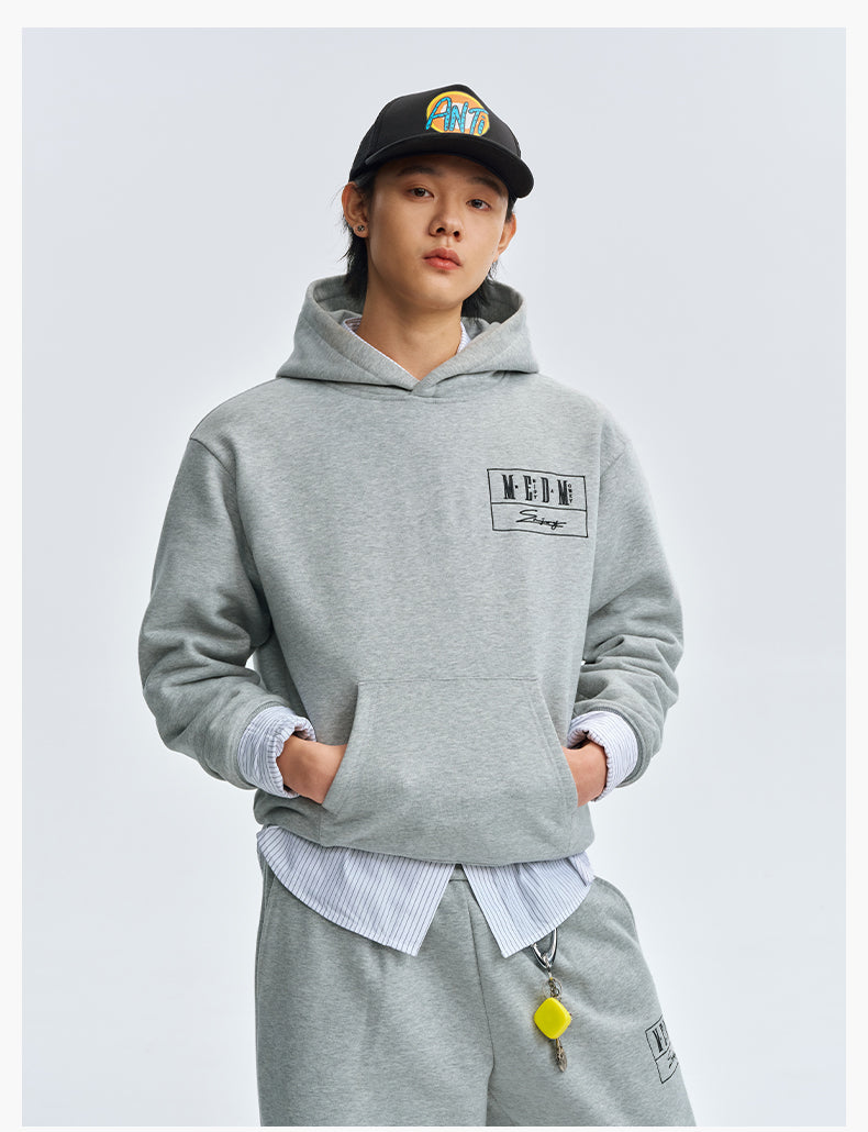 MEDM Embroidered Lettered Logo Hoodie & Sweatpants | Face 3 Face