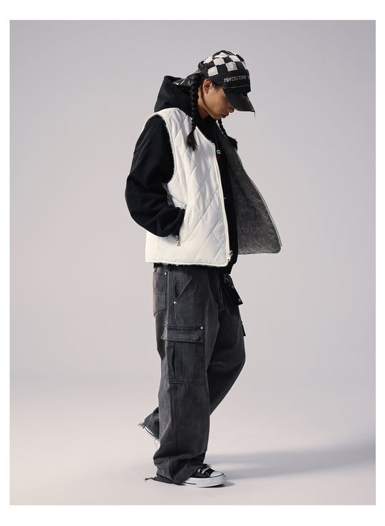 Remedy Fleece Quilted Reversible Vest | Face 3 Face