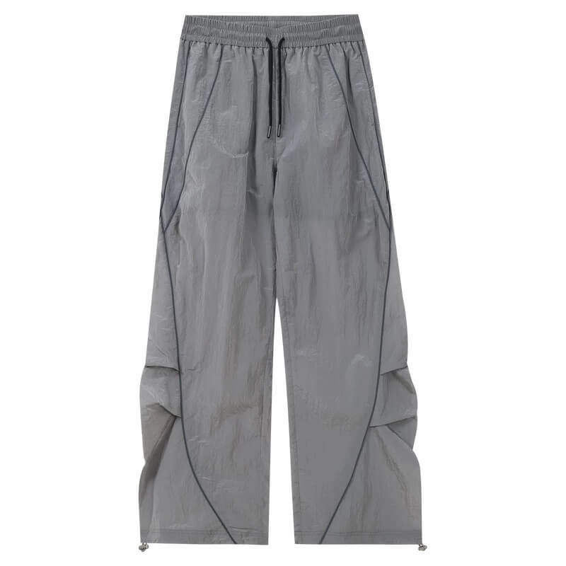 MEDM Sheen Texture Lightweight Utility Track Pants | Face 3 Face