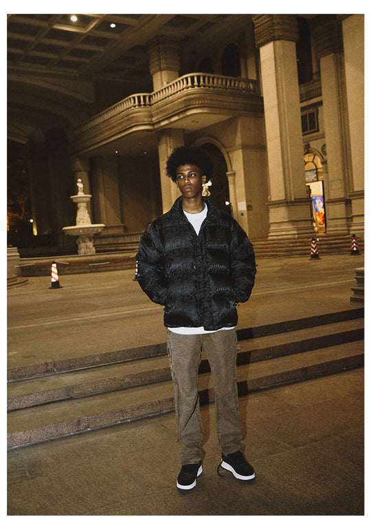 Remedy x STA STARMD SR 3D Logo Full Print Puffer Jacket | Face 3 Face